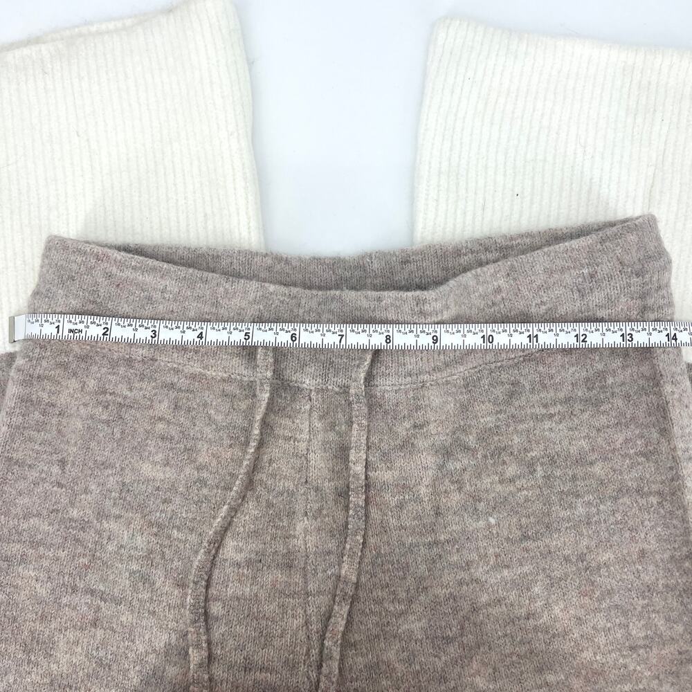 World Market Lounge Casual Pants Oatmeal Cream Drawstring Waist Size S/M NWT - Picture 3 of 8